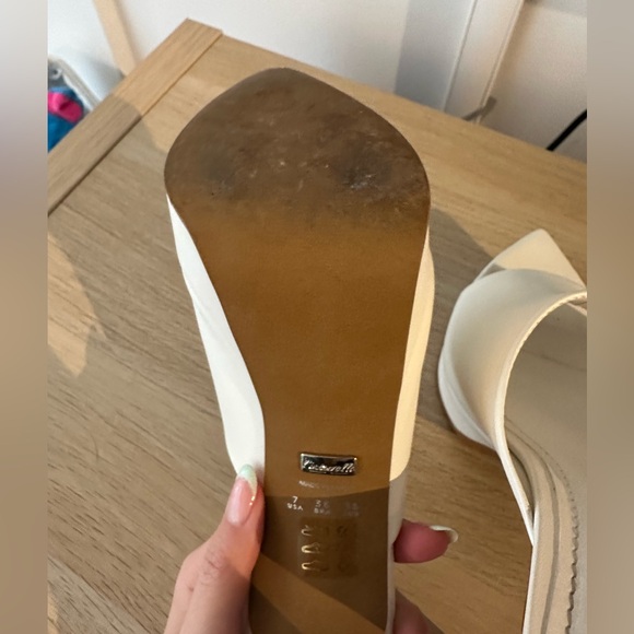 White leather heel mules - Picture 4 of 6